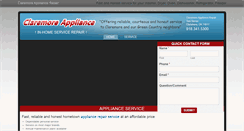 Desktop Screenshot of claremoreappliancerepair.com
